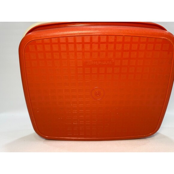 Vintage Tupperware for Meat Marinade storage with lid season serve red 1294-3 - Picture 3 of 8